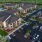 an aerial view of an apartment complex