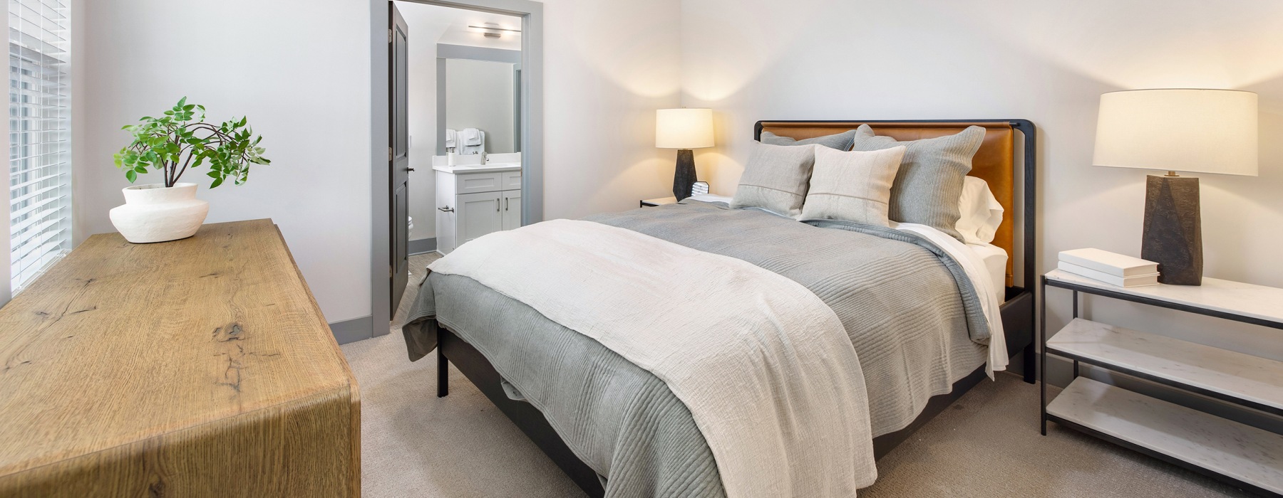 Spacious Bedroom with Attached Bathroom