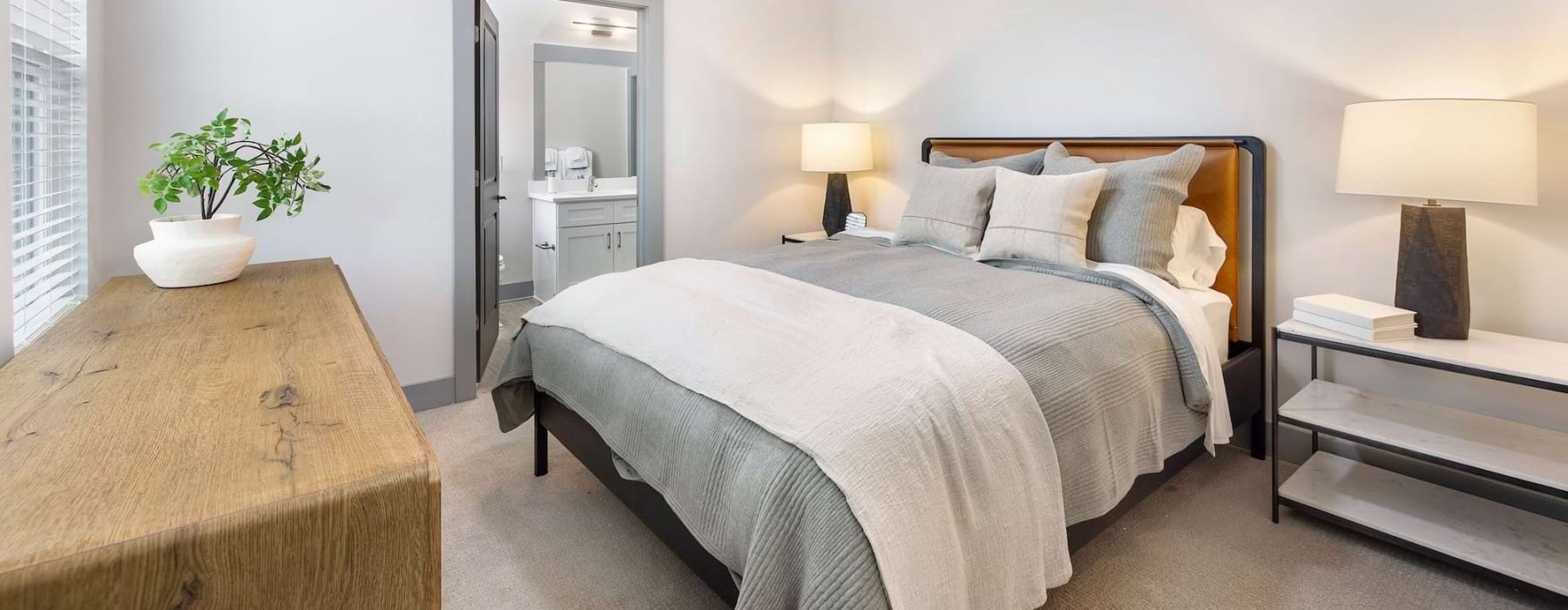Spacious Bedroom with Attached Bathroom