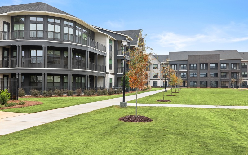 Exterior of Building Overlooking Aiken Towne Park