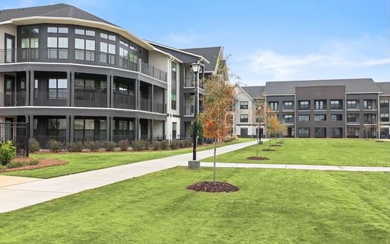 Exterior of Building Overlooking Aiken Towne Park
